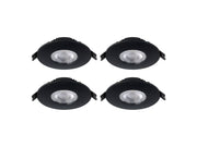 EGLO MAZUBY EINGEBAUT. SET Ø88 4X500LM 3000K IP65 SCHWARZ
