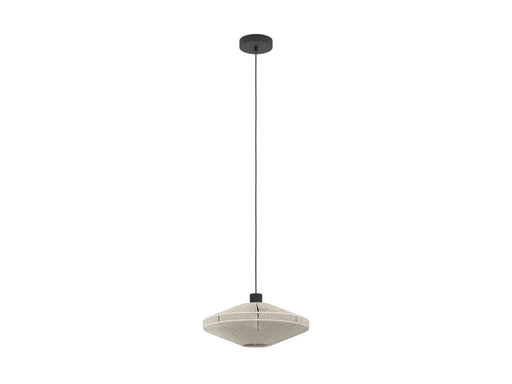 EGLO MIDSUMER PENDELLEUCHTE Ø380 E27 SCHWARZ/CREME