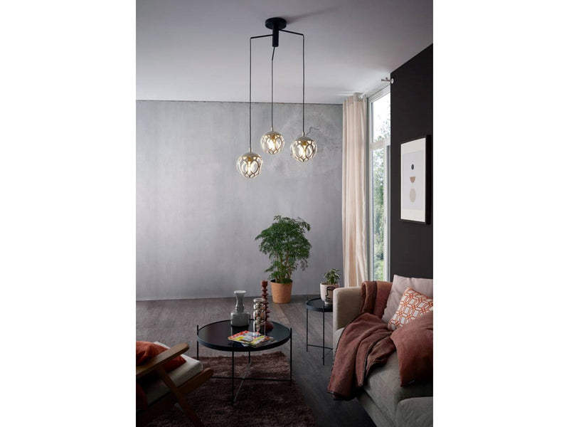 EGLO MIRTAZZA CLUSTER 3XE27 Ø180 CHAMPAGNER