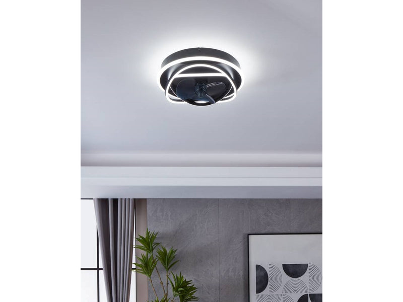 EGLO NAMORI VENTILATOR TW AC BLACK