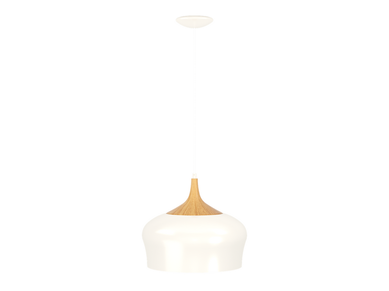 EGLO OBREGON Hängeleuchte, creme, eiche
