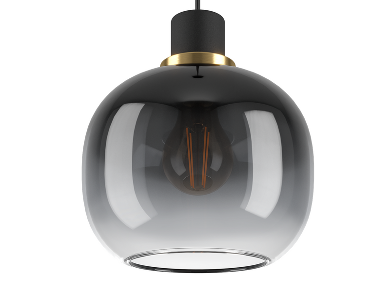EGLO OILELLA pendant black/grey/transparent