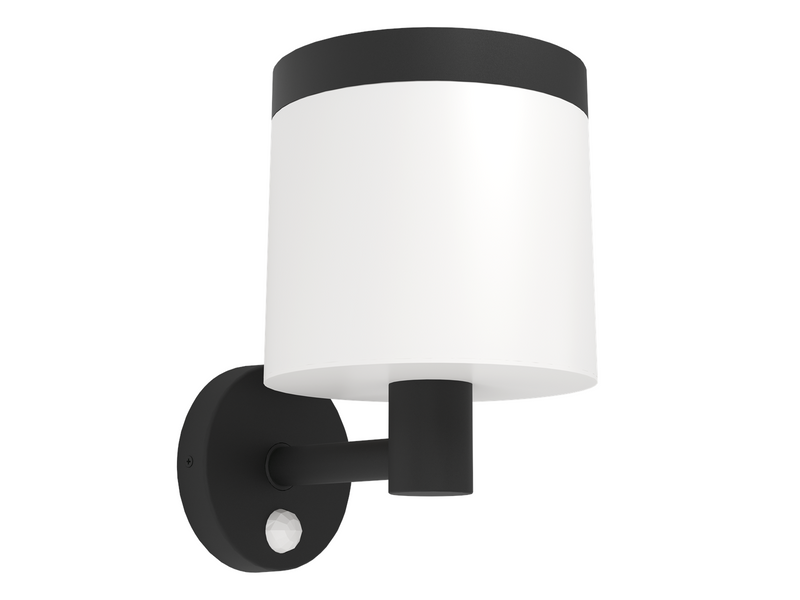 EGLO PANTETE outdoor wall lamp solar cell black