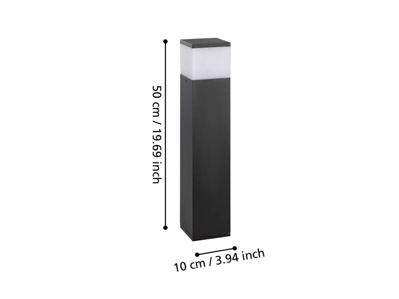 EGLO PARK 5 AUSSENBETT E27 M/2 SCHUKOSTIK IP54 SCHWARZ