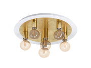 EGLO PASSANO DECKENLEUCHTE 5L WEISS/GOLD