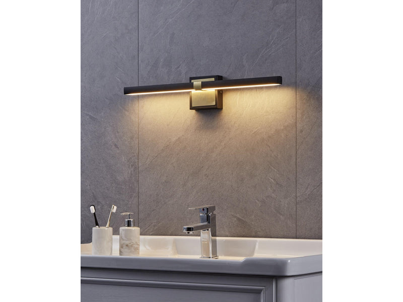 EGLO PEGUERA BADEWAND L600 1165LM IP44 SCHWARZ/BM