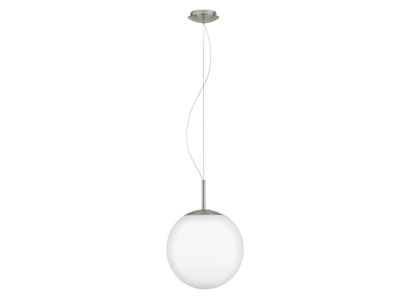 EGLO PIEDALE PRO PENDELLEUCHTE GLAS E27 L2000 Ø300 WEISS