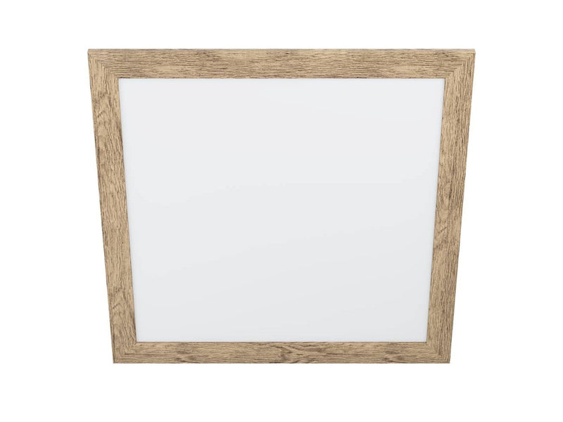 EGLO PIGLIONASSO DECKE 645X645 HOLZ RUSTIKAL/WEISS