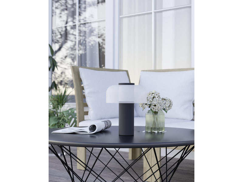 EGLO PONENTE TISCH USB-C OPL. TW MIT TOUCH IP44 SCHWARZ/WEISS