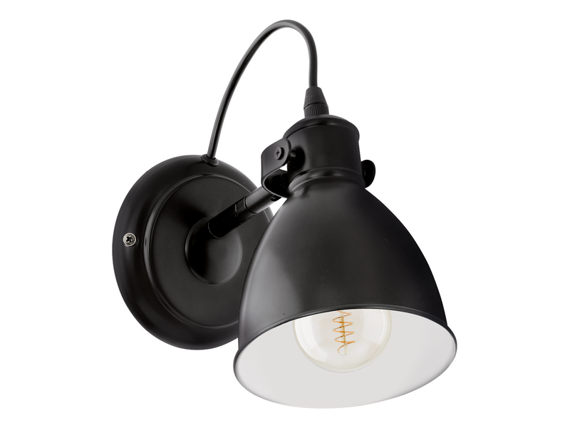 EGLO PRIDDY Wandleuchte, schwarz, weiss