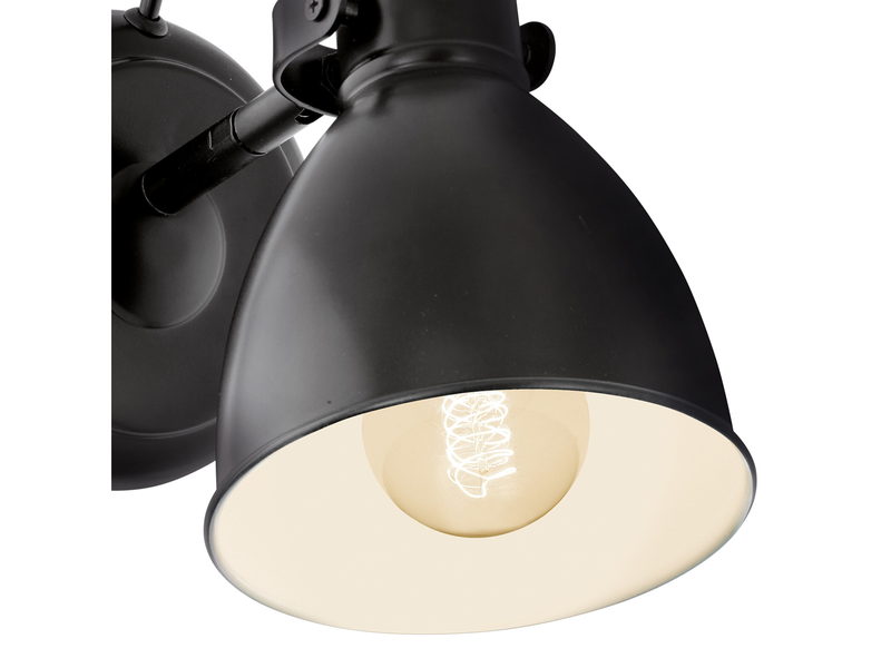 EGLO PRIDDY Wandleuchte, schwarz, weiss
