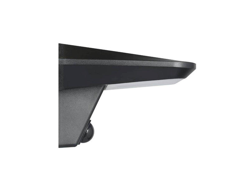 EGLO Porrassa Solar Wall with Sensor L155 800LM 2000MAH Black