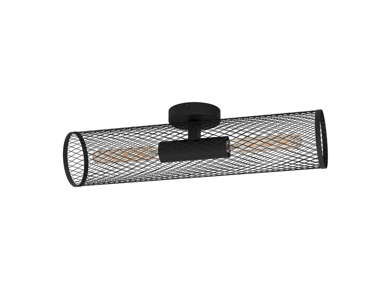 EGLO REDCLIFFE Wand- / Deckenleuchte, schwarz
