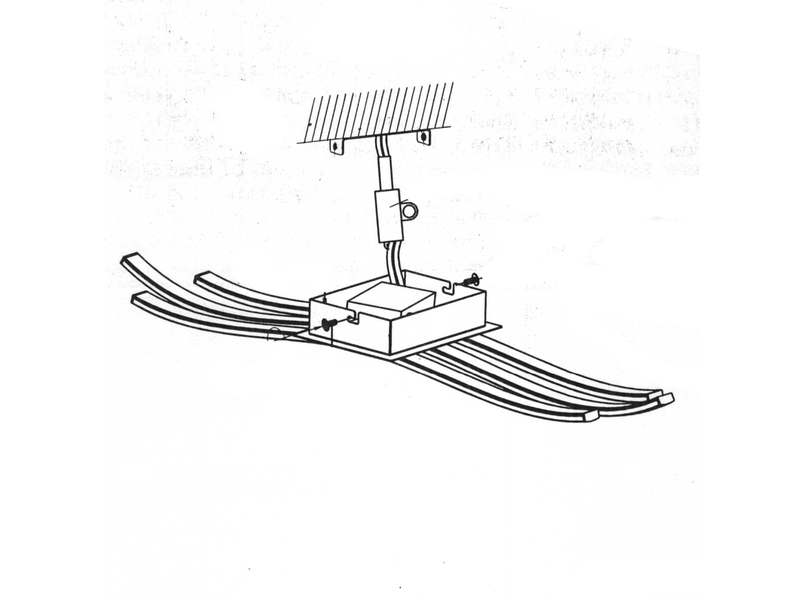 EGLO RONCADE Wand- / Deckenleuchte, weiss