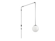 EGLO RONDO 3 PENDELLEUCHTE E27 SCHWARZ/OPAL