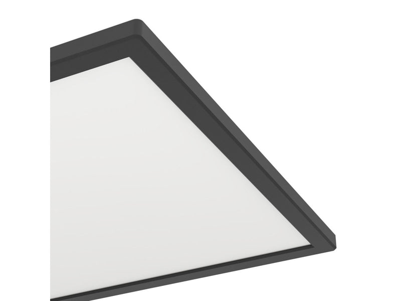 EGLO ROVITO-R DECKE 390X390 CCT 21W 3000LM DIMMBARB. IP44 SCHWARZ