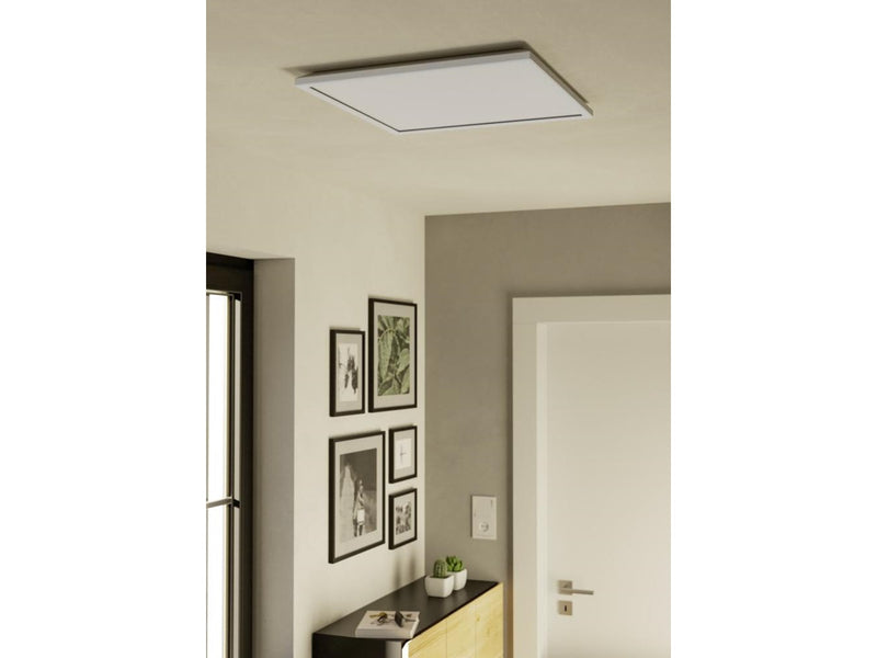 EGLO ROVITO-R DECKENLEUCHTE 500X500 CCT 28.8W 4200LM DIMMINGB. IP44 WEISS