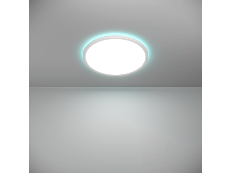 EGLO ROVITO-Z DECKENLEUCHTE Ø390 RGB/CCT 21W 2625LM IP44 WEISS