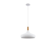 EGLO SABINAR PENDELLEUCHTE E27 Ø400 WEISS