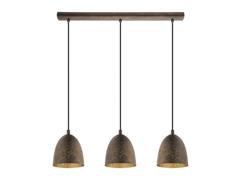 EGLO SAFI Hängeleuchte, braun, gold