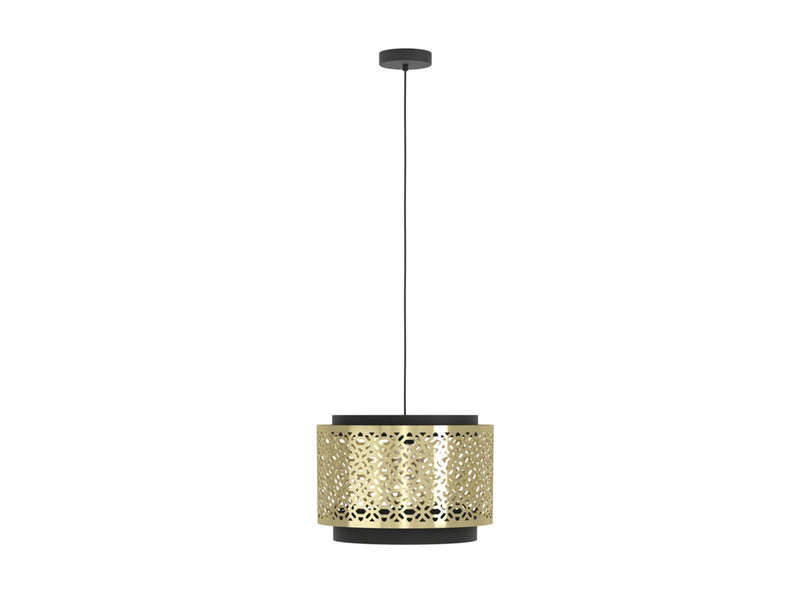 EGLO SANBACH PENDELLEUCHTE Ø420 E27 SCHWARZ/MESSING