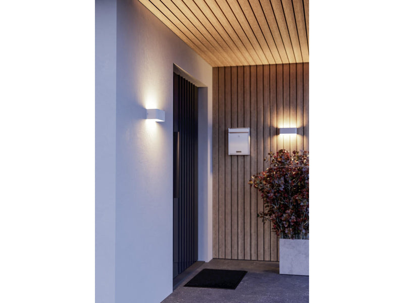EGLO SANIA-Z MATTER outdoor wall lamp L200 RGB/CCT 1250lm IP55 white