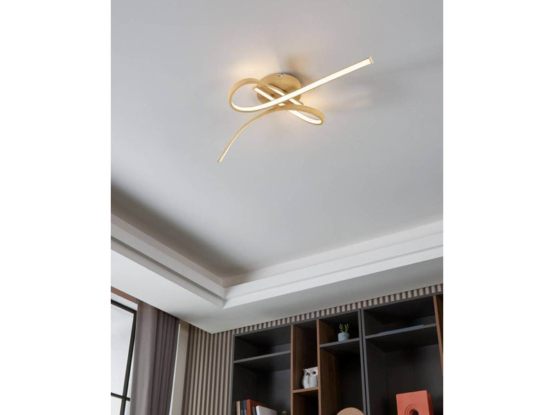 EGLO SELVINA 2 ceiling lamp light brown