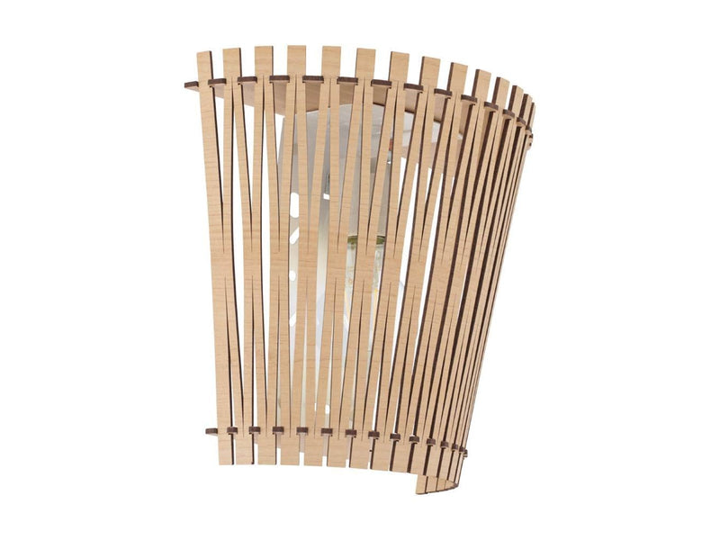 EGLO SENDERO Wandleuchte, ahorn