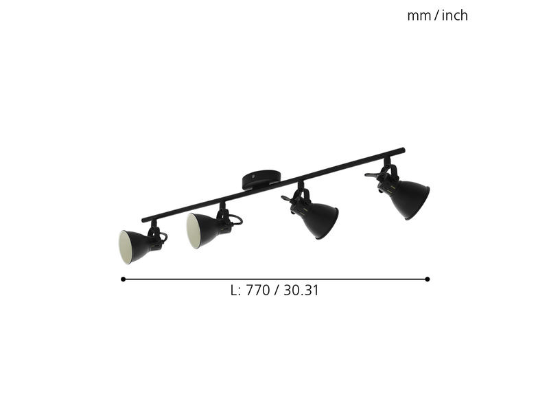 EGLO SERAS 2 Spot, schwarz