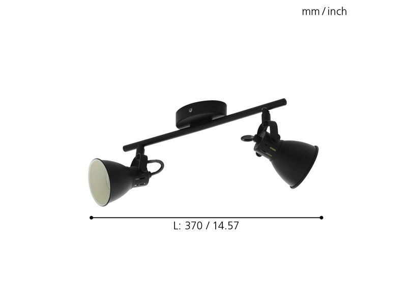 EGLO SERAS 2 Spot, schwarz