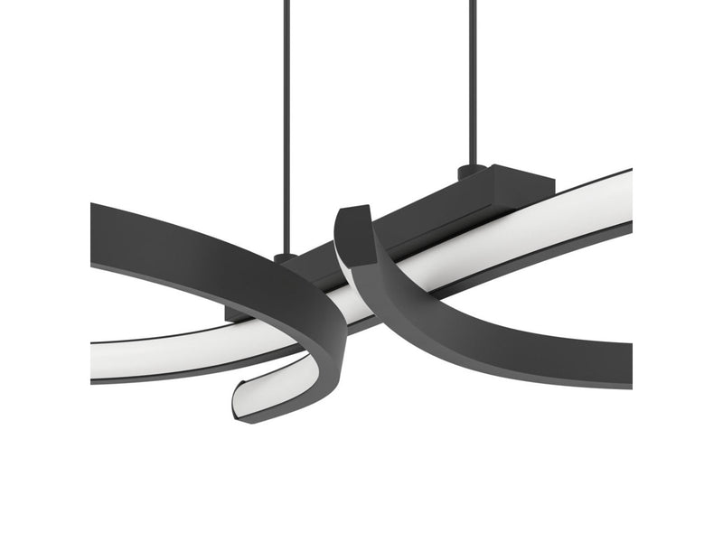EGLO SERPINS ANHÄNGER L660 SCHWARZ/WEISS