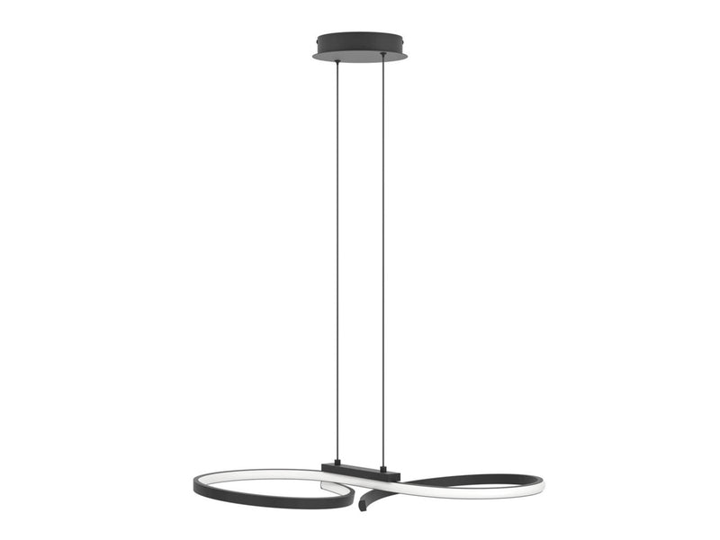 EGLO SERPINS ANHÄNGER L660 SCHWARZ/WEISS