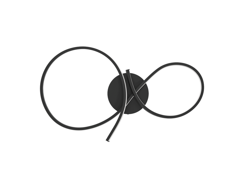 EGLO SERPINS ceiling lamp black