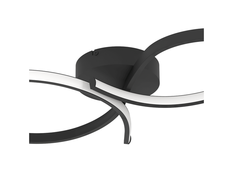 EGLO SERPINS ceiling lamp black