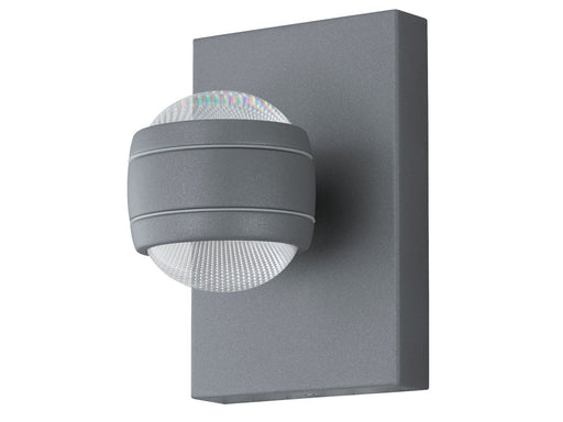 EGLO SESIMBA AUSSEN WAND 2X280LM IP44 SILBER