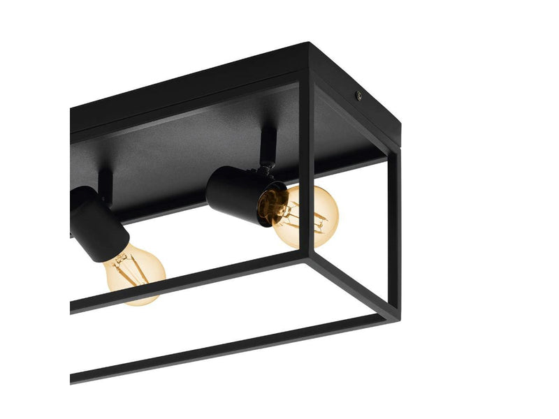 EGLO SILENTINA DECKENLEUCHTE 3XE27 SCHWARZ