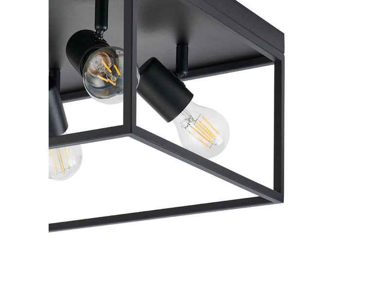EGLO SILENTINA DECKENLEUCHTE 4XE27 SCHWARZ