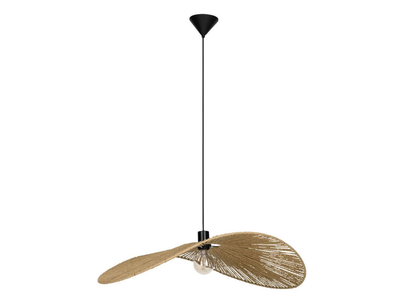 EGLO SIRUELA PENDELLEUCHTE 800X600 E27 SCHWARZ/NATUR FSC