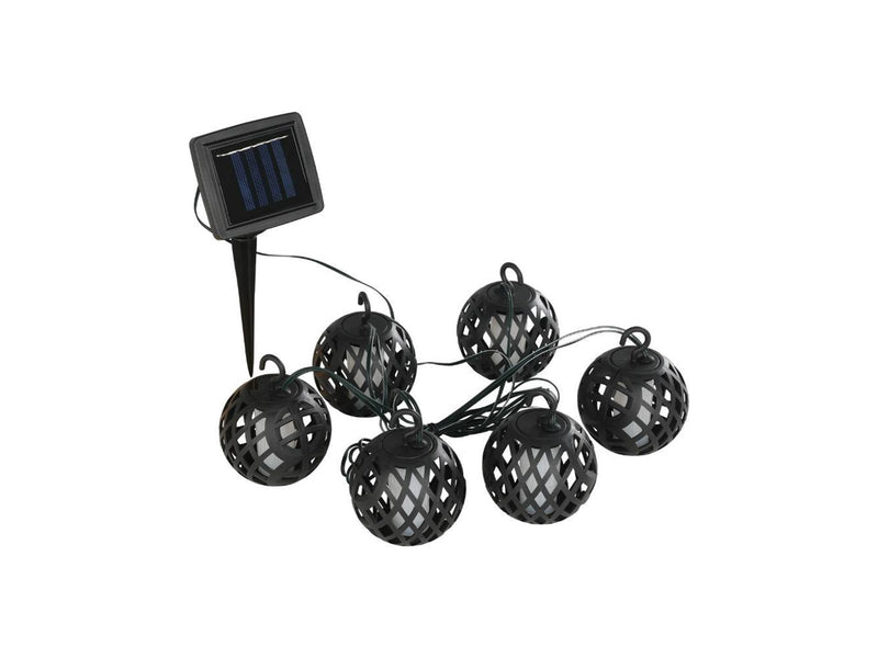 EGLO SOLAR LICHTERKETTE 6L WEISS