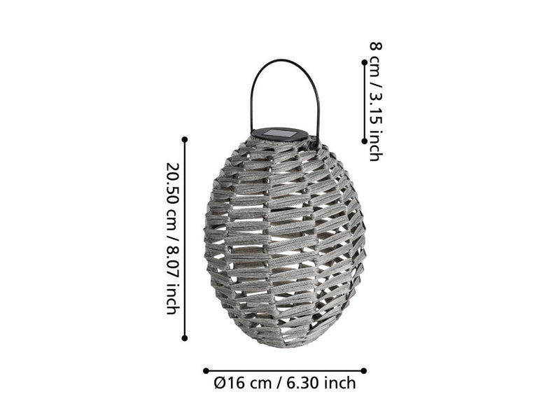EGLO SOLAR TISCHLEUCHTE 200MA H205 NATUR