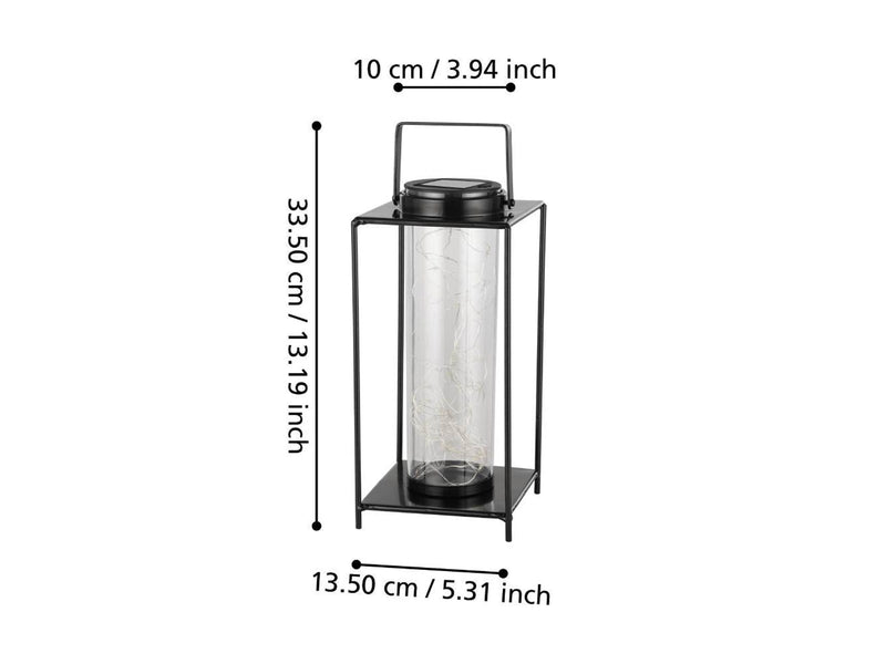 EGLO SOLAR TISCHLEUCHTE 200MA H290 SCHWARZ