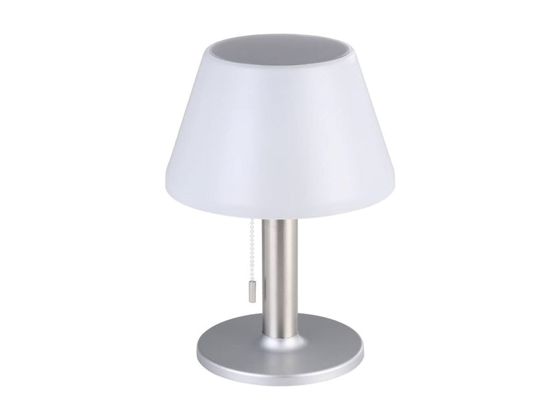 EGLO SOLAR TISCHLEUCHTE SILBER/WEISS