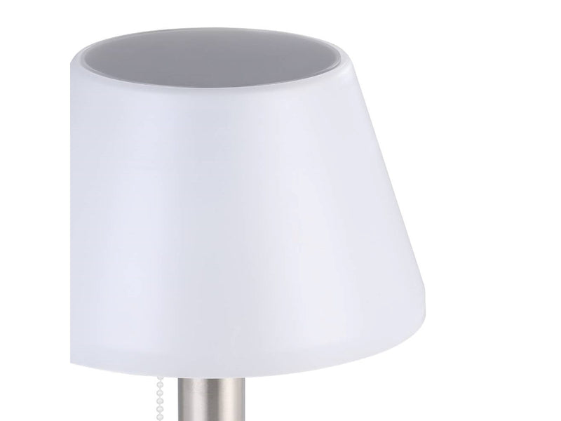 EGLO SOLAR TISCHLEUCHTE SILBER/WEISS