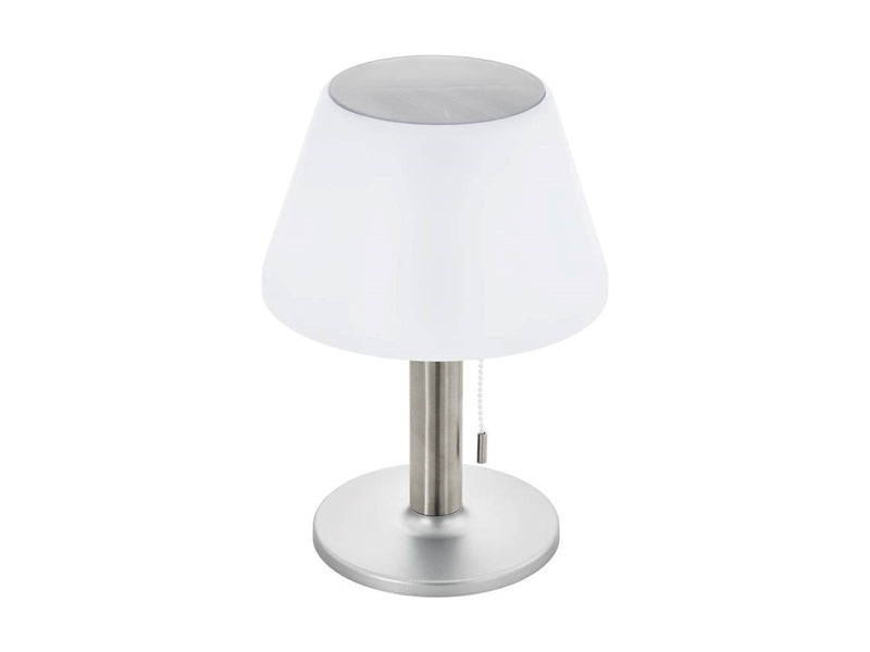 EGLO SOLAR TISCHLEUCHTE SILBER/WEISS