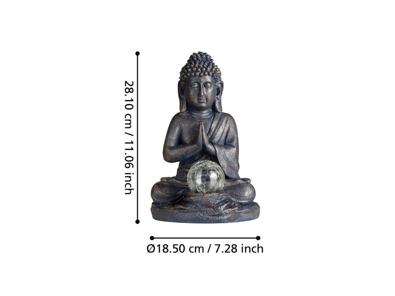 EGLO SOLARZELLE FIGUR 300MA H270 GRAU