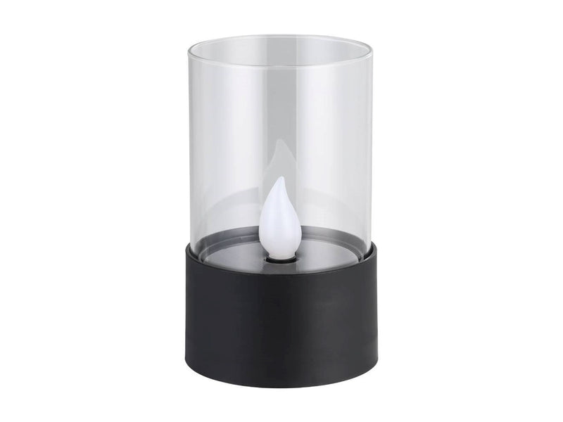 EGLO SOLARZELLENVASE H140 SCHWARZ/KLAR