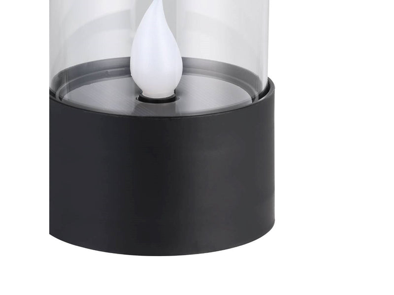 EGLO SOLARZELLENVASE H140 SCHWARZ/KLAR