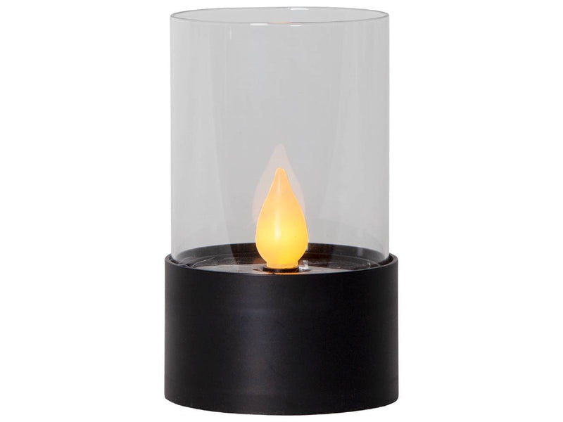 EGLO SOLARZELLENVASE H140 SCHWARZ/KLAR
