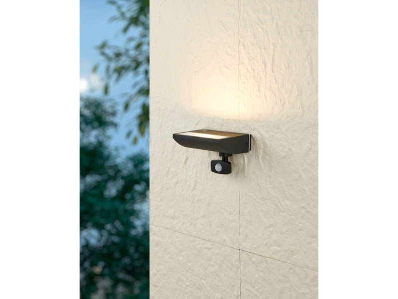 EGLO SORRONARO AUSSENWAND MIT SENSOR 10.5W 1000LM IP44 SCHWARZ