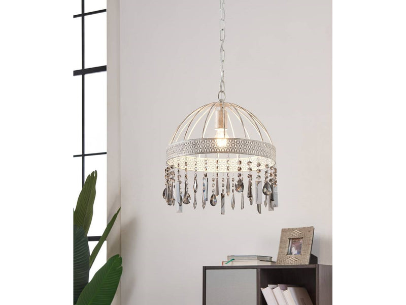 EGLO STEELEVILLE PENDELLEUCHTE E27 Ø380 SCHWARZ/ANTIK